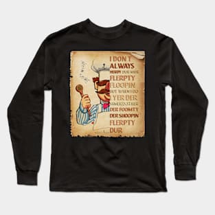 vintage look design, exclusive, swedish chef Long Sleeve T-Shirt